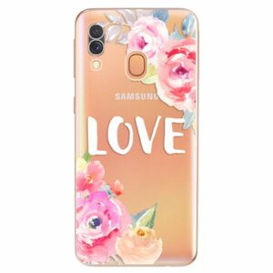 Odolné silikonové pouzdro iSaprio - Love - Samsung Galaxy A40 obraz