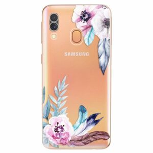Odolné silikonové pouzdro iSaprio - Flower Pattern 04 - Samsung Galaxy A40 obraz