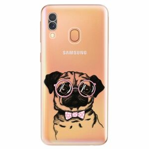 Odolné silikonové pouzdro iSaprio - The Pug - Samsung Galaxy A40 obraz