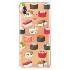 Odolné silikonové pouzdro iSaprio - Sushi Pattern - Samsung Galaxy A40 obraz