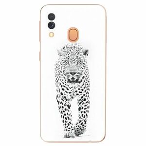 Odolné silikonové pouzdro iSaprio - White Jaguar - Samsung Galaxy A40 obraz