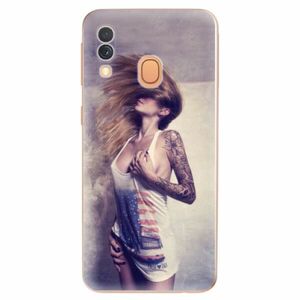 Odolné silikonové pouzdro iSaprio - Girl 01 - Samsung Galaxy A40 obraz