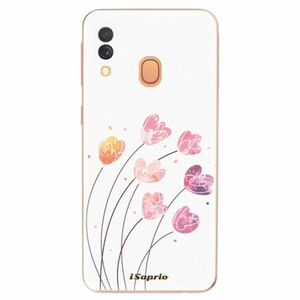 Odolné silikonové pouzdro iSaprio - Flowers 14 - Samsung Galaxy A40 obraz