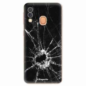 Odolné silikonové pouzdro iSaprio - Broken Glass 10 - Samsung Galaxy A40 obraz