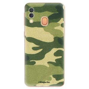 Odolné silikonové pouzdro iSaprio - Green Camuflage 01 - Samsung Galaxy A40 obraz