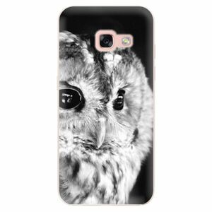 Odolné silikonové pouzdro iSaprio - BW Owl - Samsung Galaxy A3 2017 obraz