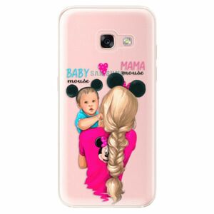 Odolné silikonové pouzdro iSaprio - Mama Mouse Blonde and Boy - Samsung Galaxy A3 2017 obraz