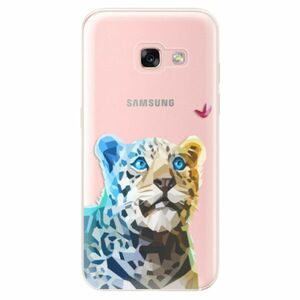 Odolné silikonové pouzdro iSaprio - Leopard With Butterfly - Samsung Galaxy A3 2017 obraz