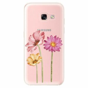 Odolné silikonové pouzdro iSaprio - Three Flowers - Samsung Galaxy A3 2017 obraz