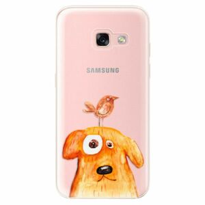 Odolné silikonové pouzdro iSaprio - Dog And Bird - Samsung Galaxy A3 2017 obraz