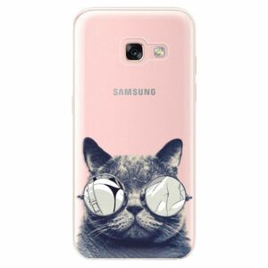 Odolné silikonové pouzdro iSaprio - Crazy Cat 01 - Samsung Galaxy A3 2017 obraz