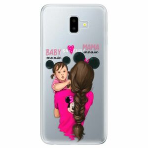 Odolné silikonové pouzdro iSaprio - Mama Mouse Brunette and Girl - Samsung Galaxy J6+ obraz