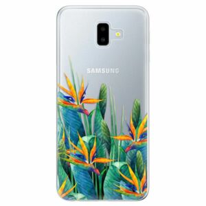 Odolné silikonové pouzdro iSaprio - Exotic Flowers - Samsung Galaxy J6+ obraz