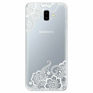 Odolné silikonové pouzdro iSaprio - White Lace 02 - Samsung Galaxy J6+ obraz