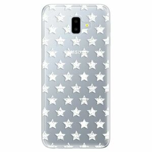 Odolné silikonové pouzdro iSaprio - Stars Pattern - white - Samsung Galaxy J6+ obraz
