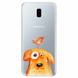 Odolné silikonové pouzdro iSaprio - Dog And Bird - Samsung Galaxy J6+ obraz