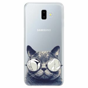 Odolné silikonové pouzdro iSaprio - Crazy Cat 01 - Samsung Galaxy J6+ obraz
