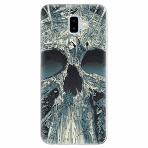 Odolné silikonové pouzdro iSaprio - Abstract Skull - Samsung Galaxy J6+ obraz