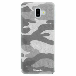 Odolné silikonové pouzdro iSaprio - Gray Camuflage 02 - Samsung Galaxy J6+ obraz