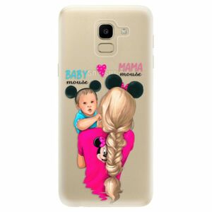 Odolné silikonové pouzdro iSaprio - Mama Mouse Blonde and Boy - Samsung Galaxy J6 obraz