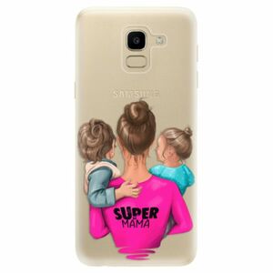 Odolné silikonové pouzdro iSaprio - Super Mama - Boy and Girl - Samsung Galaxy J6 obraz