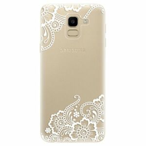 Odolné silikonové pouzdro iSaprio - White Lace 02 - Samsung Galaxy J6 obraz