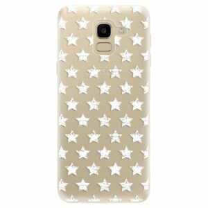 Odolné silikonové pouzdro iSaprio - Stars Pattern - white - Samsung Galaxy J6 obraz