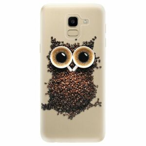 Odolné silikonové pouzdro iSaprio - Owl And Coffee - Samsung Galaxy J6 obraz