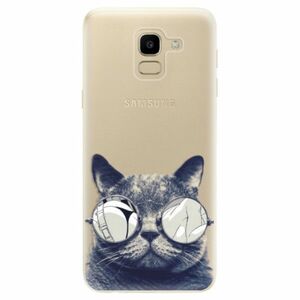 Odolné silikonové pouzdro iSaprio - Crazy Cat 01 - Samsung Galaxy J6 obraz