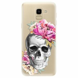 Odolné silikonové pouzdro iSaprio - Pretty Skull - Samsung Galaxy J6 obraz
