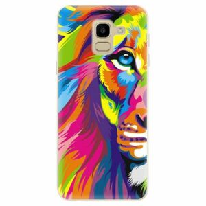 Odolné silikonové pouzdro iSaprio - Rainbow Lion - Samsung Galaxy J6 obraz