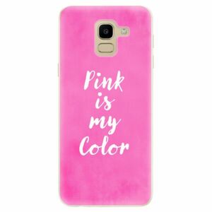 Odolné silikonové pouzdro iSaprio - Pink is my color - Samsung Galaxy J6 obraz