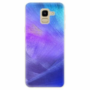 Odolné silikonové pouzdro iSaprio - Purple Feathers - Samsung Galaxy J6 obraz