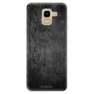 Odolné silikonové pouzdro iSaprio - Black Wood 13 - Samsung Galaxy J6 obraz