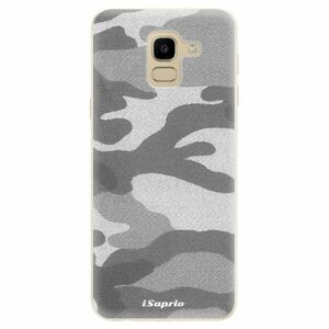 Odolné silikonové pouzdro iSaprio - Gray Camuflage 02 - Samsung Galaxy J6 obraz