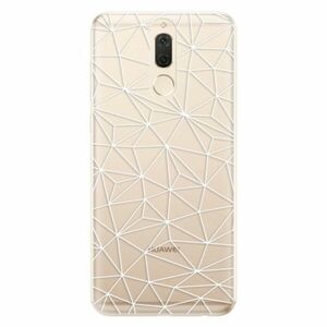 Odolné silikonové pouzdro iSaprio - Abstract Triangles 03 - white - Huawei Mate 10 Lite obraz