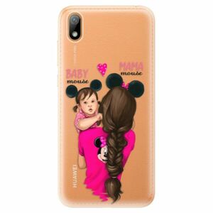 Odolné silikonové pouzdro iSaprio - Mama Mouse Brunette and Girl - Huawei Y5 2019 obraz
