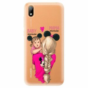 Odolné silikonové pouzdro iSaprio - Mama Mouse Blond and Girl - Huawei Y5 2019 obraz