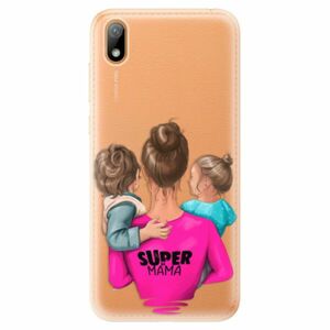 Odolné silikonové pouzdro iSaprio - Super Mama - Boy and Girl - Huawei Y5 2019 obraz