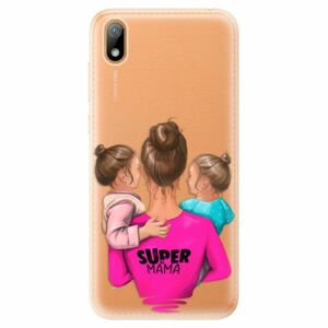 Odolné silikonové pouzdro iSaprio - Super Mama - Two Girls - Huawei Y5 2019 obraz