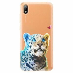 Odolné silikonové pouzdro iSaprio - Leopard With Butterfly - Huawei Y5 2019 obraz