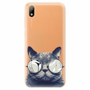Odolné silikonové pouzdro iSaprio - Crazy Cat 01 - Huawei Y5 2019 obraz