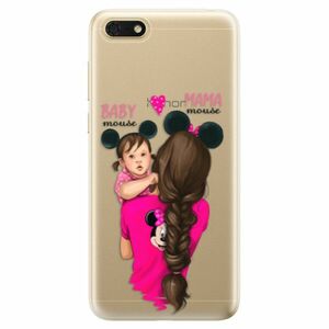 Odolné silikonové pouzdro iSaprio - Mama Mouse Brunette and Girl - Huawei Honor 7S obraz