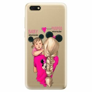 Odolné silikonové pouzdro iSaprio - Mama Mouse Blond and Girl - Huawei Honor 7S obraz