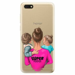 Odolné silikonové pouzdro iSaprio - Super Mama - Boy and Girl - Huawei Honor 7S obraz