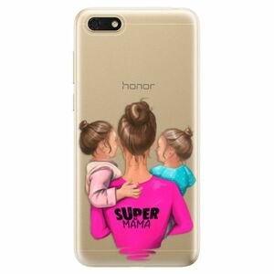 Odolné silikonové pouzdro iSaprio - Super Mama - Two Girls - Huawei Honor 7S obraz