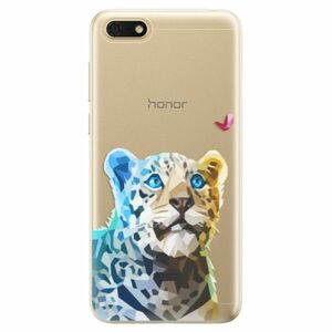Odolné silikonové pouzdro iSaprio - Leopard With Butterfly - Huawei Honor 7S obraz
