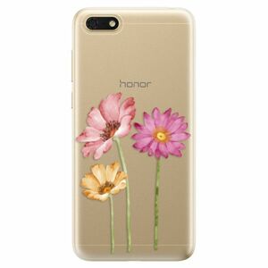 Odolné silikonové pouzdro iSaprio - Three Flowers - Huawei Honor 7S obraz