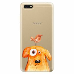 Odolné silikonové pouzdro iSaprio - Dog And Bird - Huawei Honor 7S obraz