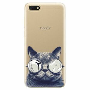 Odolné silikonové pouzdro iSaprio - Crazy Cat 01 - Huawei Honor 7S obraz